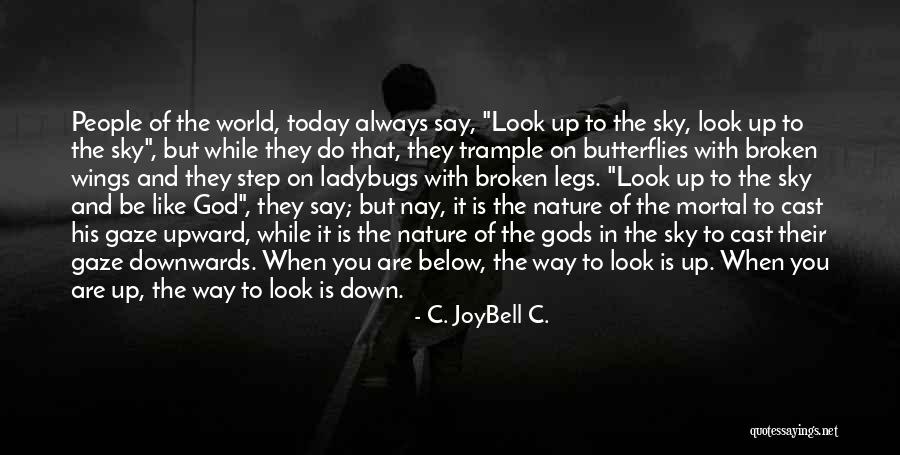 God And Butterflies Quotes By C. JoyBell C.