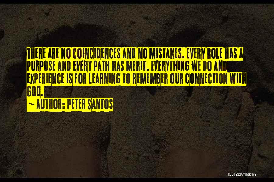 God And Coincidences Quotes By Peter Santos