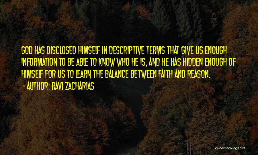 God And Faith Quotes By Ravi Zacharias