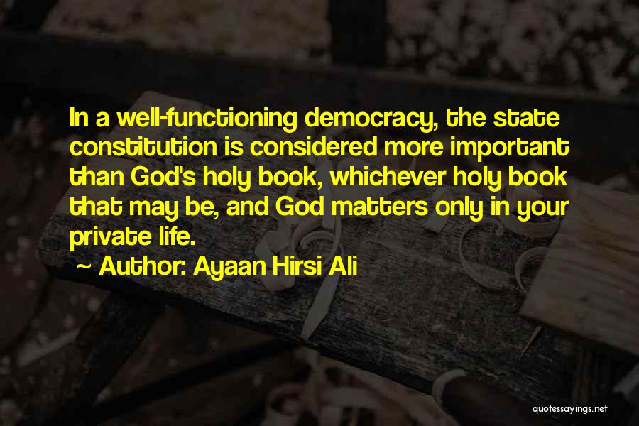 God And Government Quotes By Ayaan Hirsi Ali