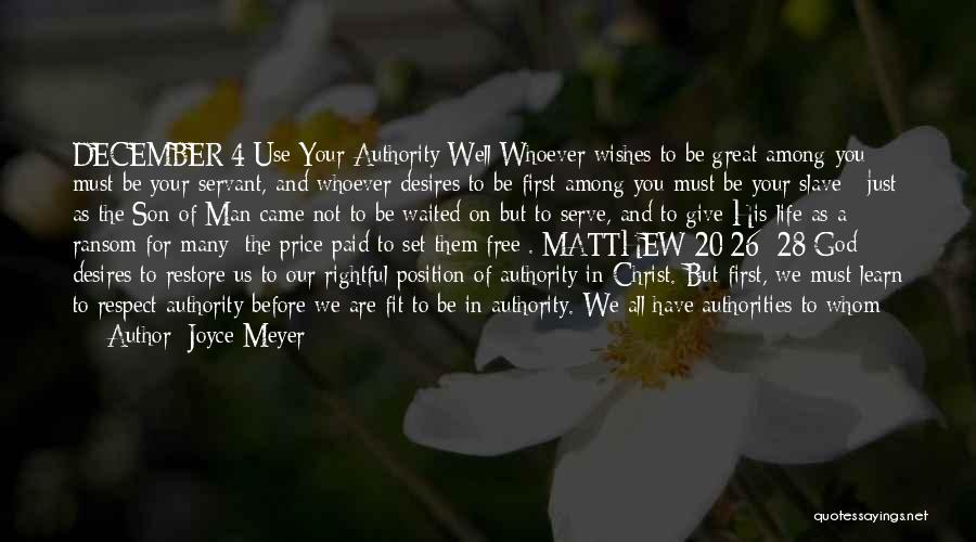 God And Government Quotes By Joyce Meyer