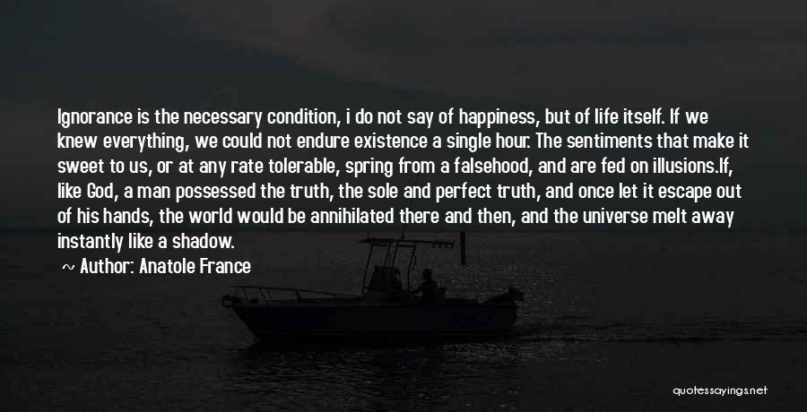 God And His Existence Quotes By Anatole France