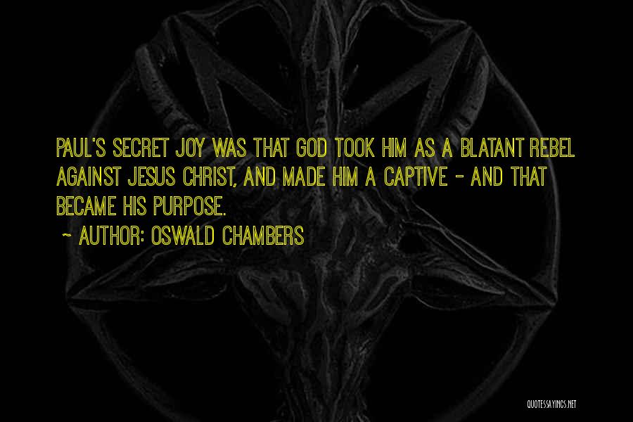 God And Jesus Christ Quotes By Oswald Chambers