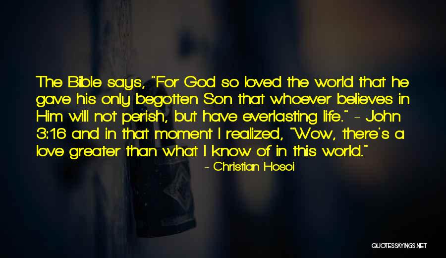 God And Love Bible Quotes By Christian Hosoi