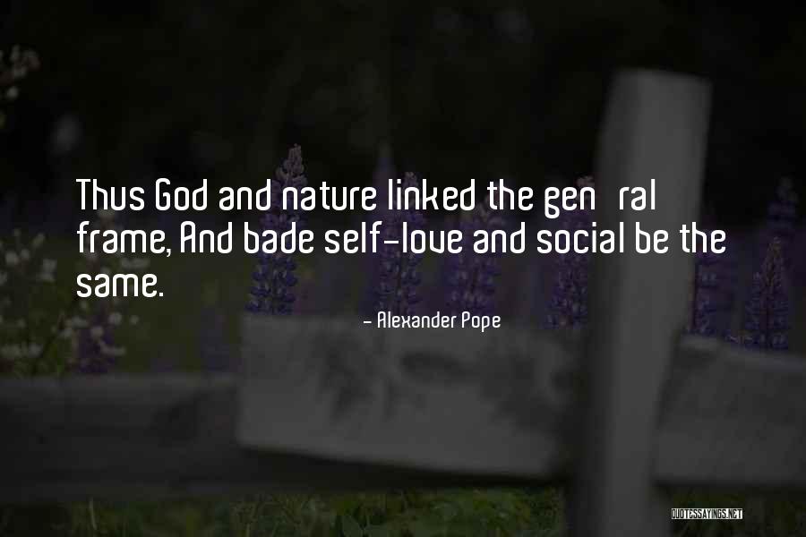 God And Nature Quotes By Alexander Pope