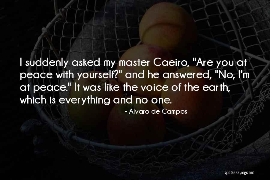 God And Nature Quotes By Alvaro De Campos