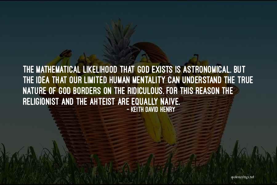 God And Nature Quotes By Keith David Henry