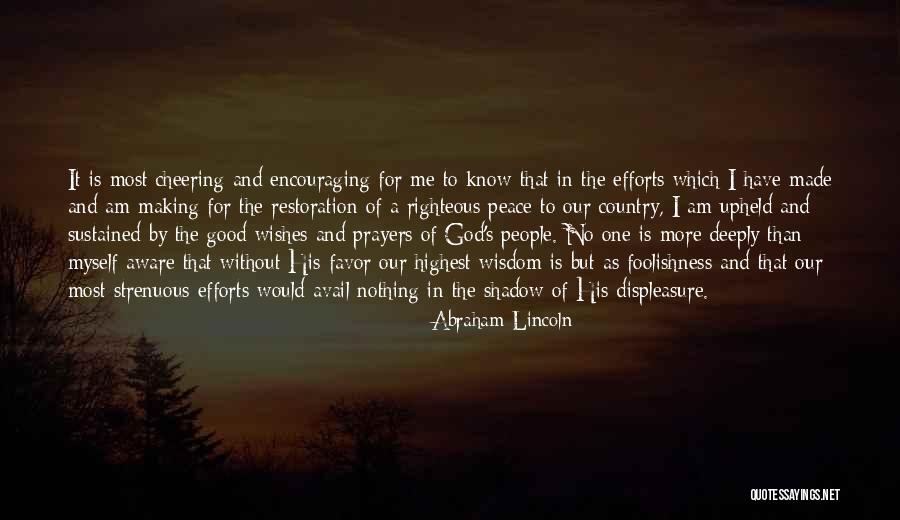 God And Our Country Quotes By Abraham Lincoln