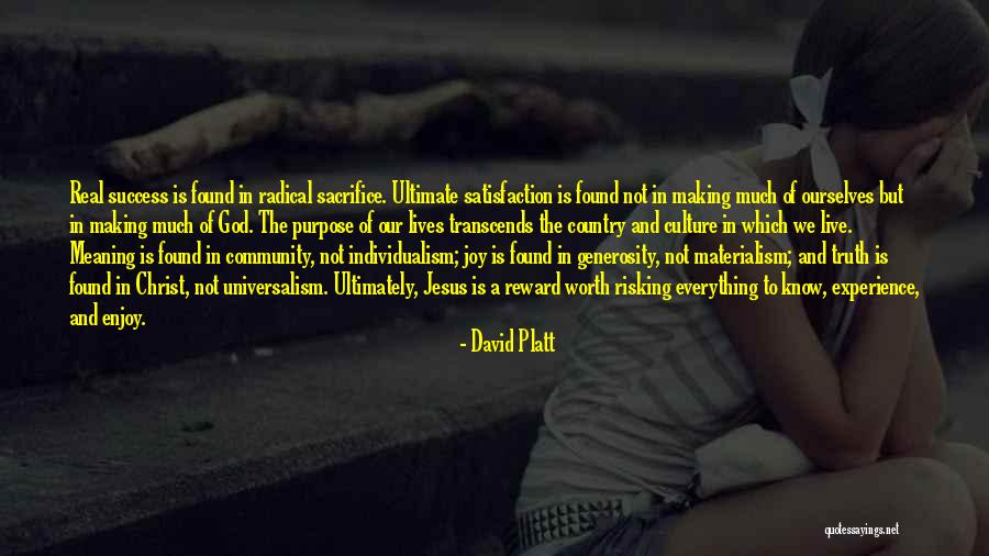 God And Our Country Quotes By David Platt