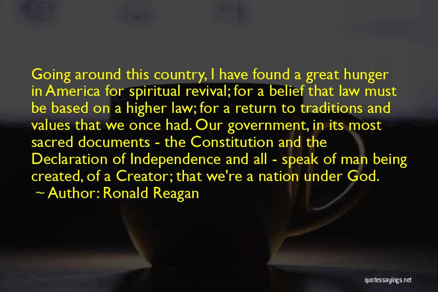God And Our Country Quotes By Ronald Reagan