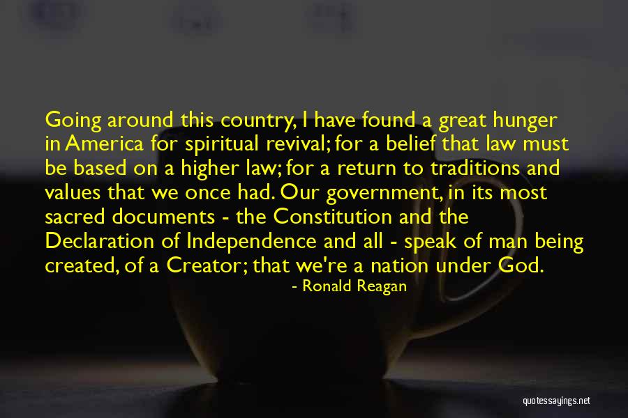 God And Our Country Quotes By Ronald Reagan