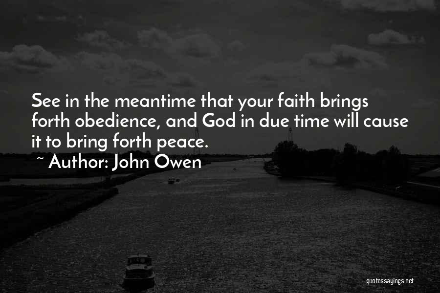 God And Peace Quotes By John Owen