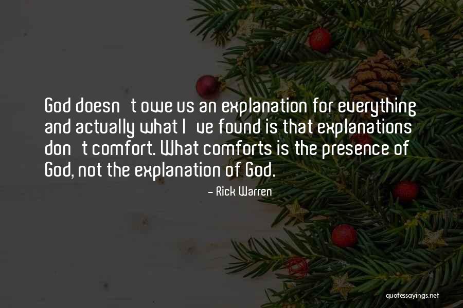 God And Quotes By Rick Warren