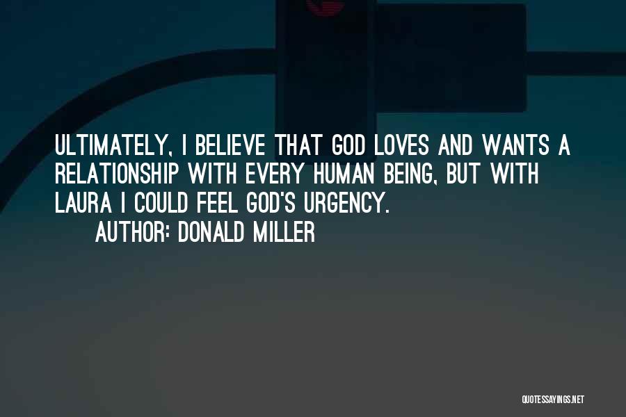 God And Relationship Quotes By Donald Miller