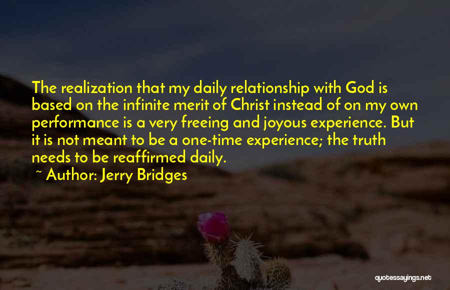 God And Relationship Quotes By Jerry Bridges