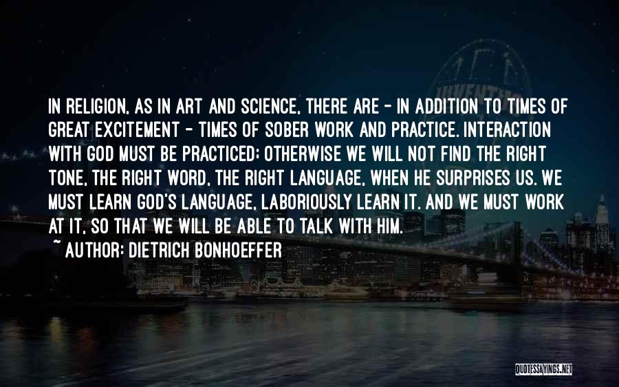 God And Science Quotes By Dietrich Bonhoeffer