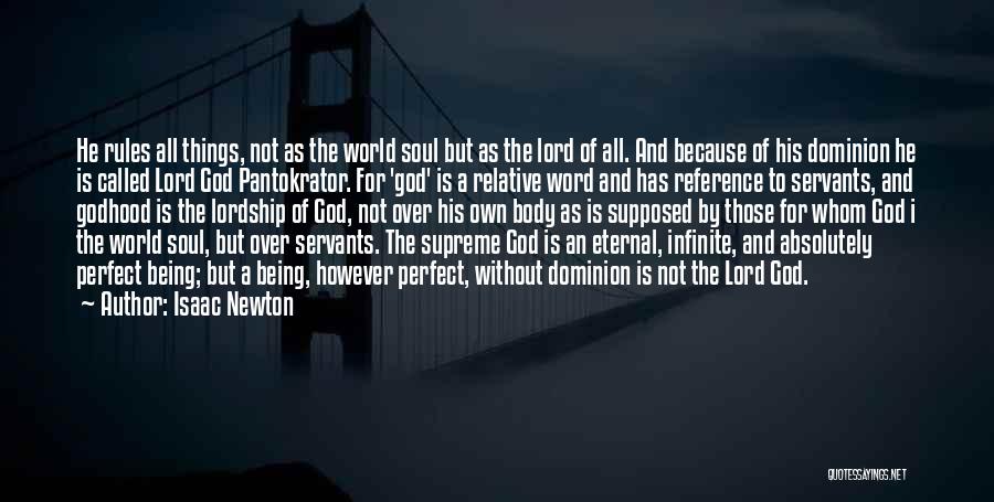 God And Science Quotes By Isaac Newton