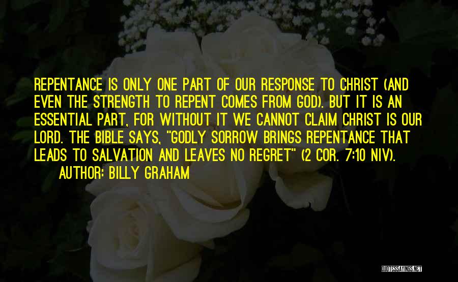 God And Strength From The Bible Quotes By Billy Graham