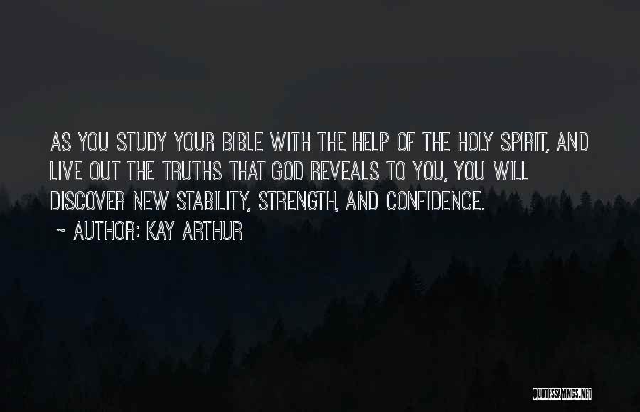 God And Strength From The Bible Quotes By Kay Arthur