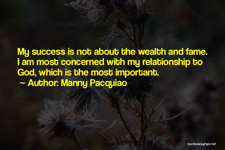 God And Success Quotes By Manny Pacquiao