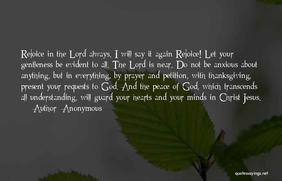 God And Thanksgiving Quotes By Anonymous