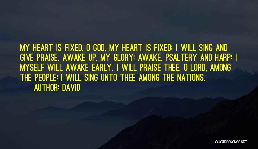 God And Thanksgiving Quotes By David