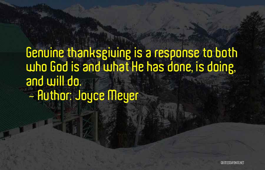 God And Thanksgiving Quotes By Joyce Meyer
