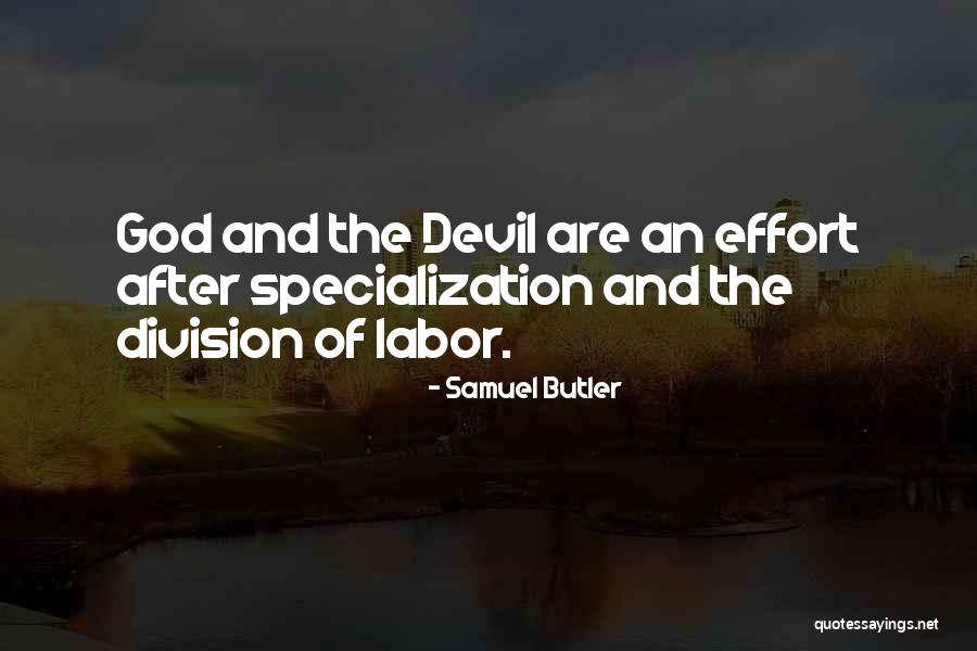 God And The Devil Quotes By Samuel Butler