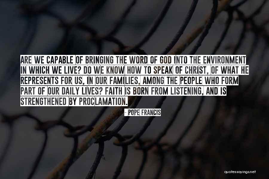 God And The Environment Quotes By Pope Francis