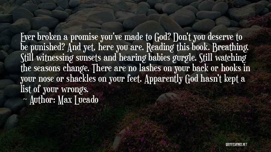 God And The Seasons Quotes By Max Lucado