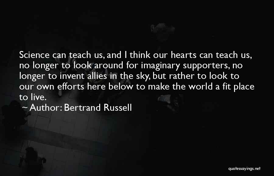 God And The Sky Quotes By Bertrand Russell