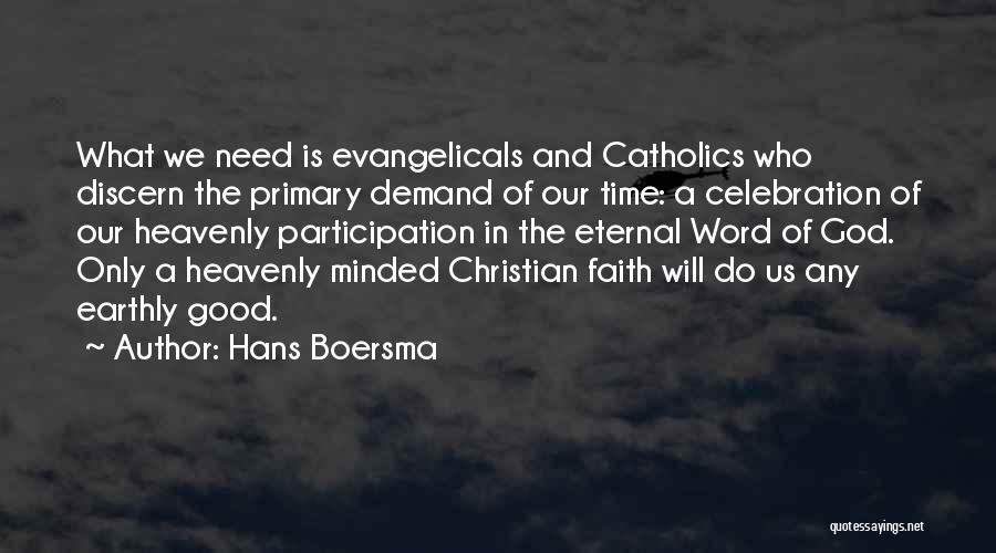 God And Time Quotes By Hans Boersma