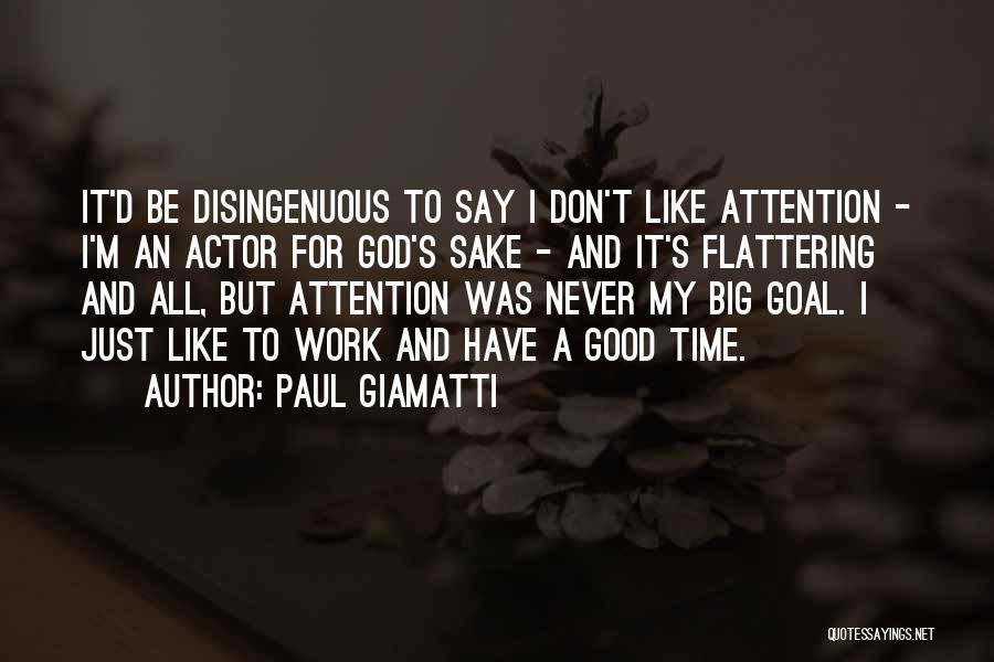 God And Time Quotes By Paul Giamatti