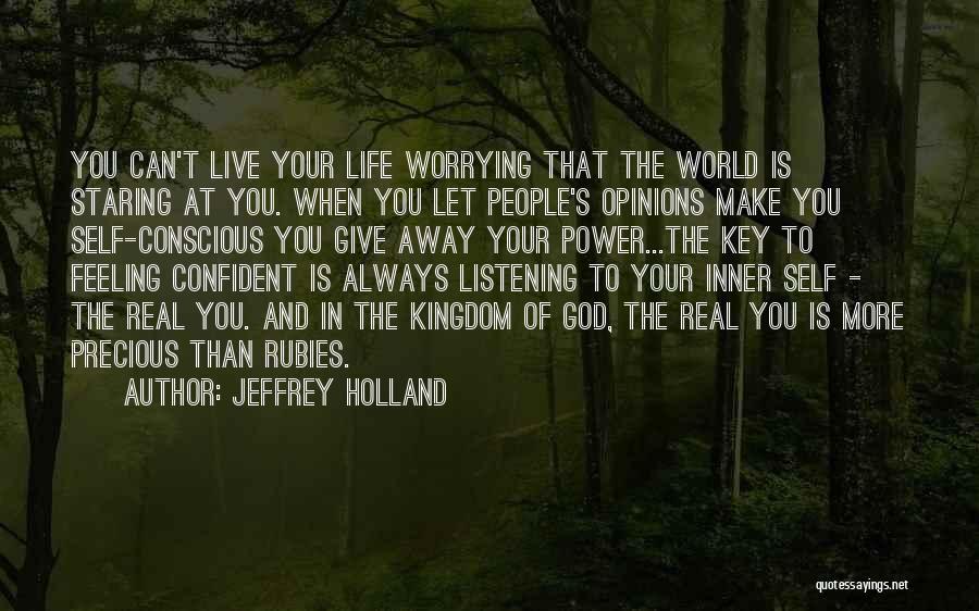 God And Worrying Quotes By Jeffrey Holland
