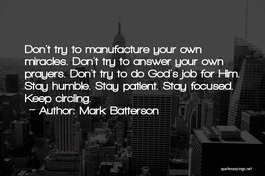 God Answer Prayers Quotes By Mark Batterson