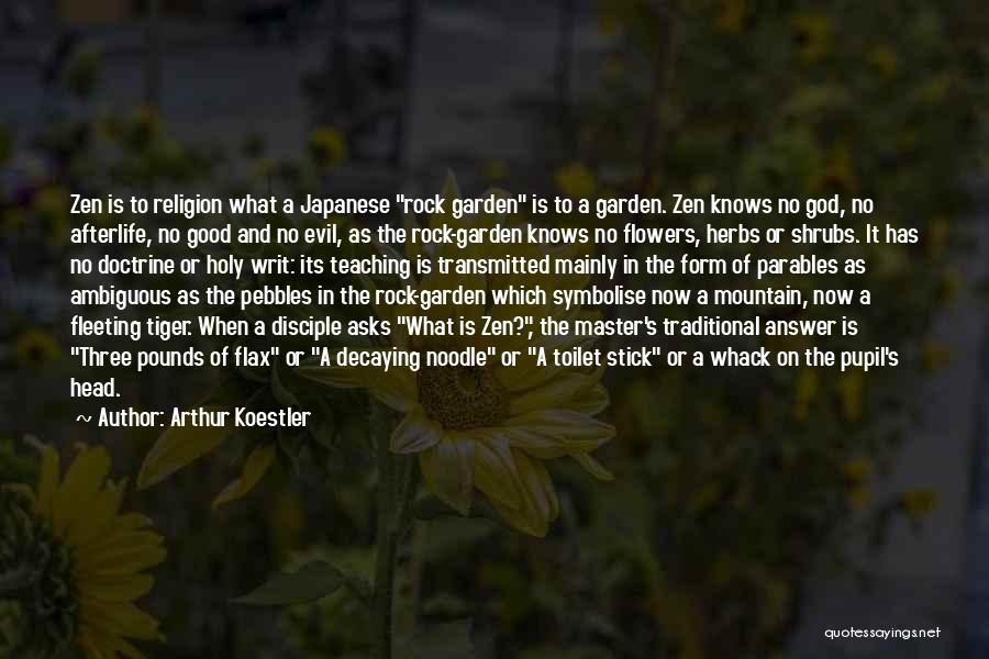 God Answer Quotes By Arthur Koestler