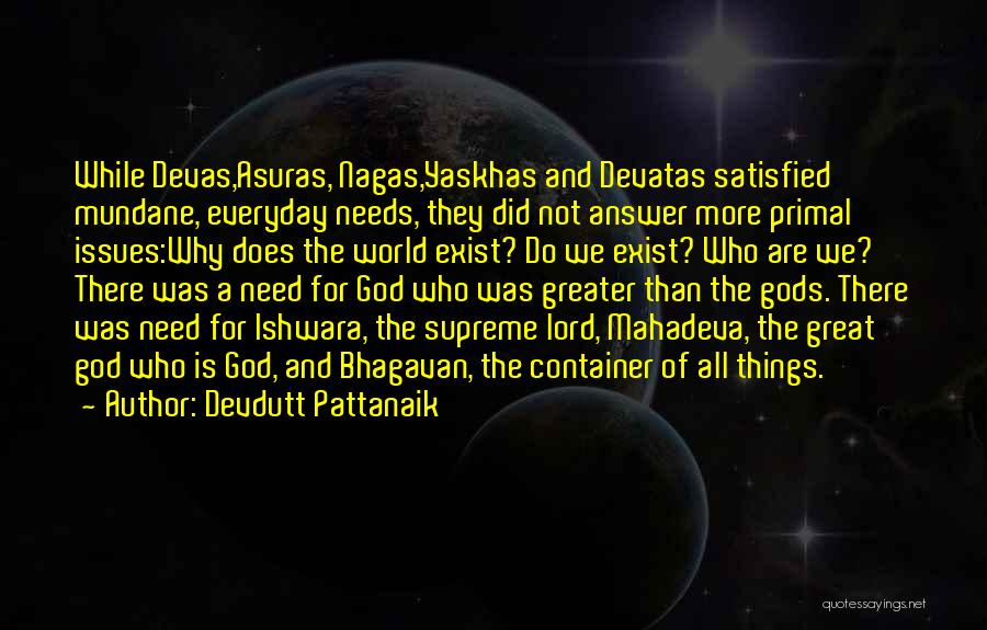God Answer Quotes By Devdutt Pattanaik