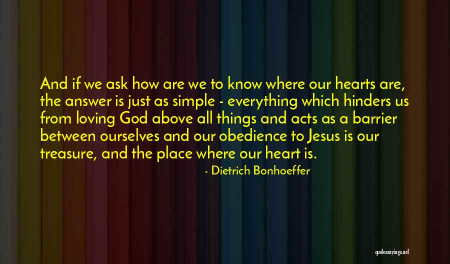 God Answer Quotes By Dietrich Bonhoeffer