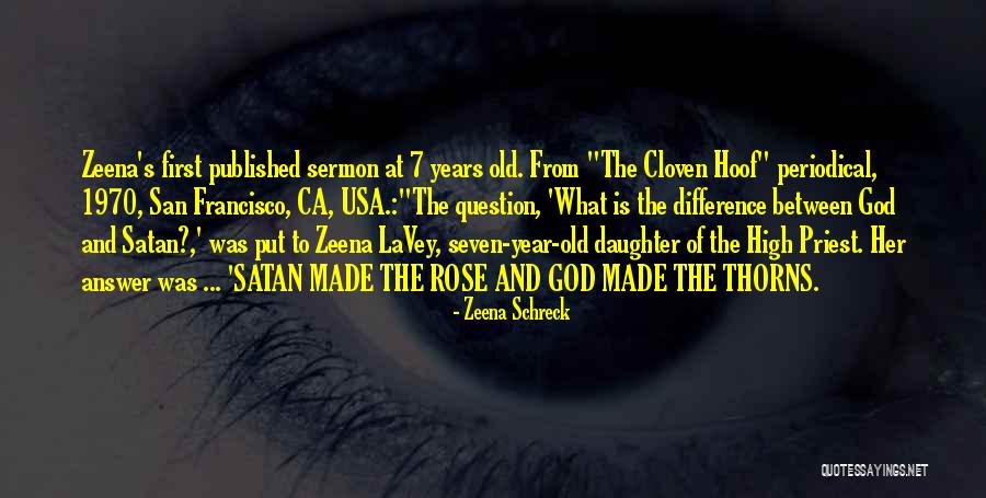 God Answer Quotes By Zeena Schreck