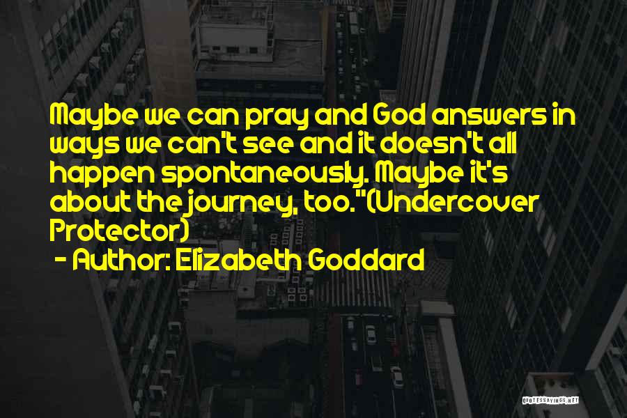 God Answers Quotes By Elizabeth Goddard