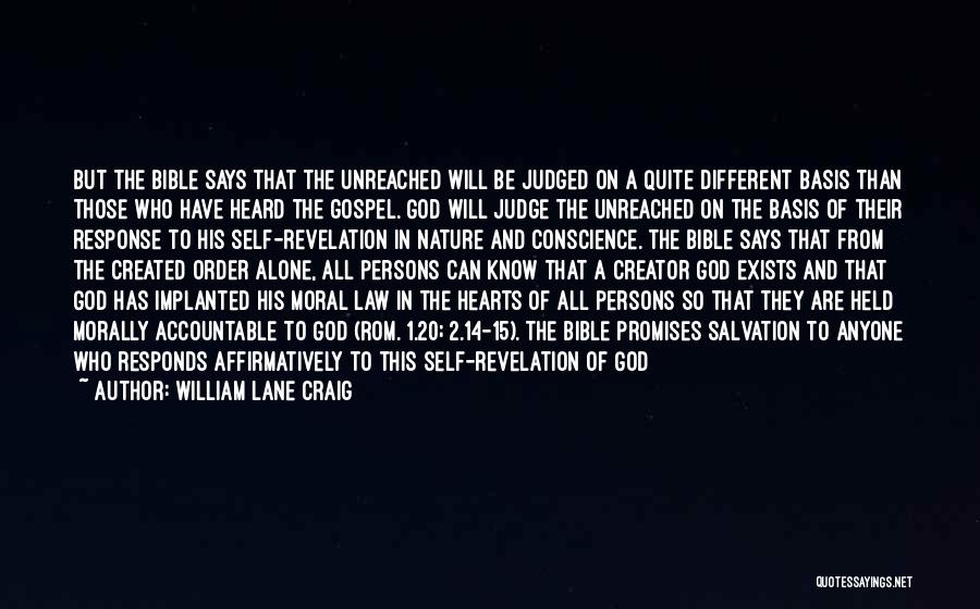 God As Creator Bible Quotes By William Lane Craig