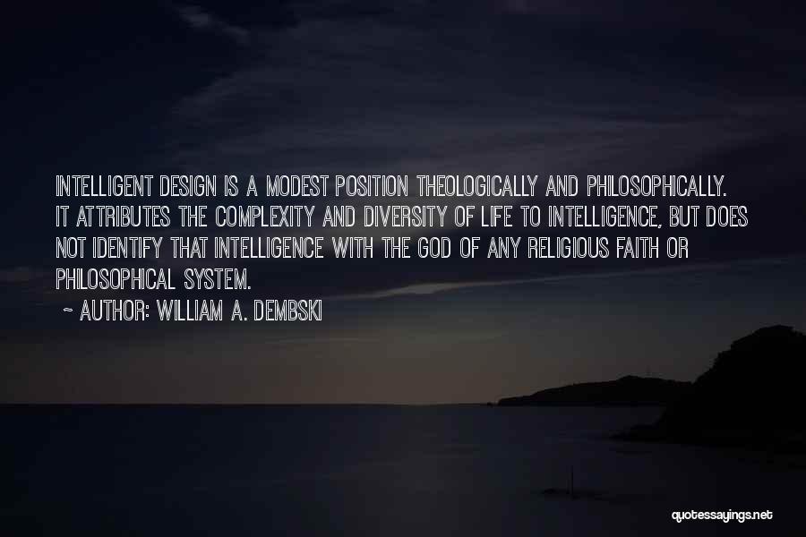 God Attributes Quotes By William A. Dembski