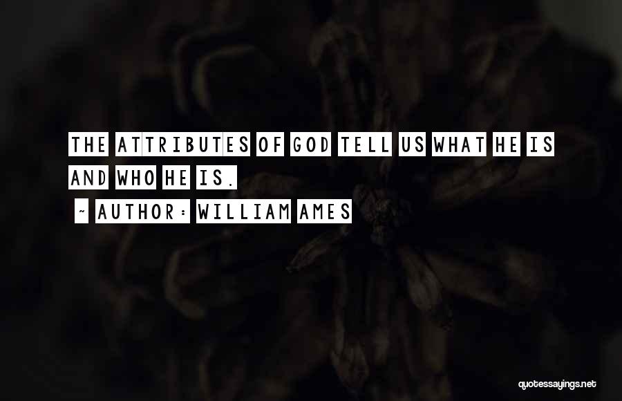 God Attributes Quotes By William Ames