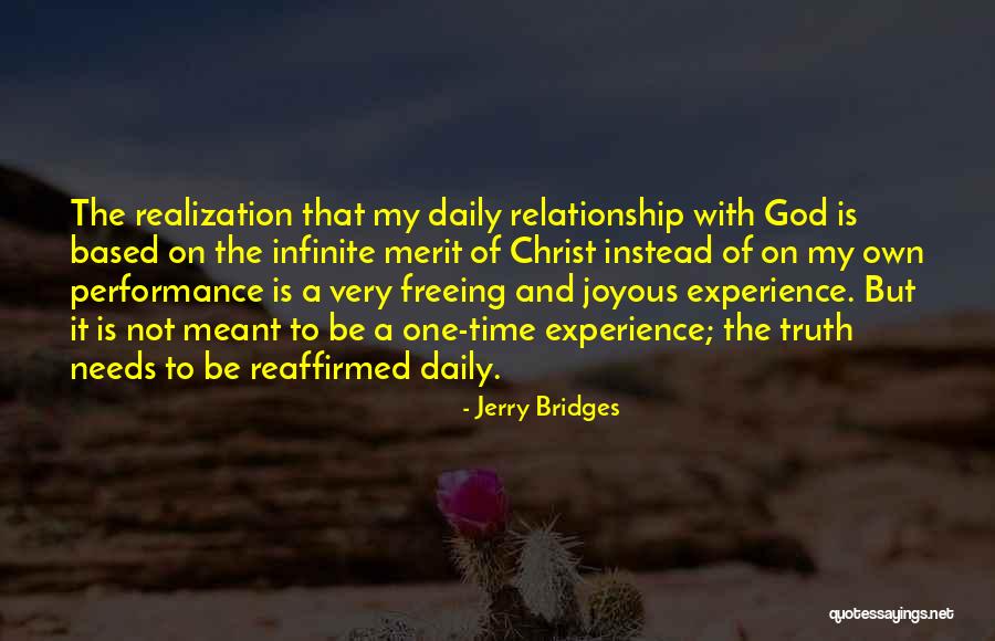 God Based Relationship Quotes By Jerry Bridges