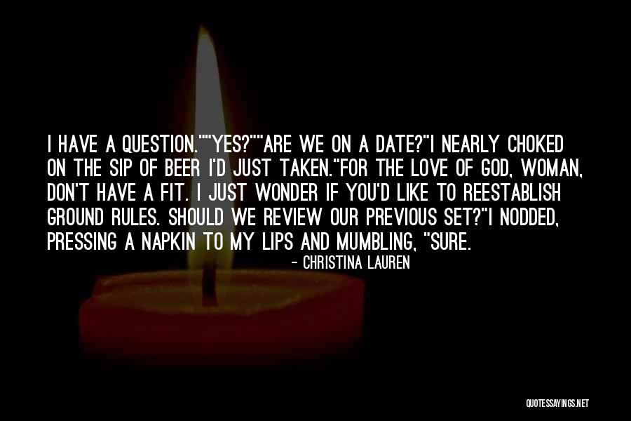 God Beer Quotes By Christina Lauren God Beer Quotes By Christina Lauren