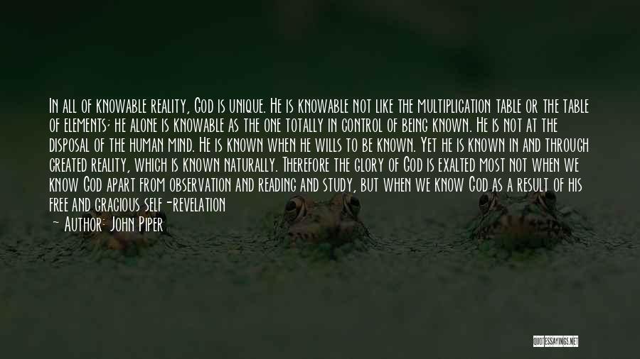 God Being In Control Quotes By John Piper