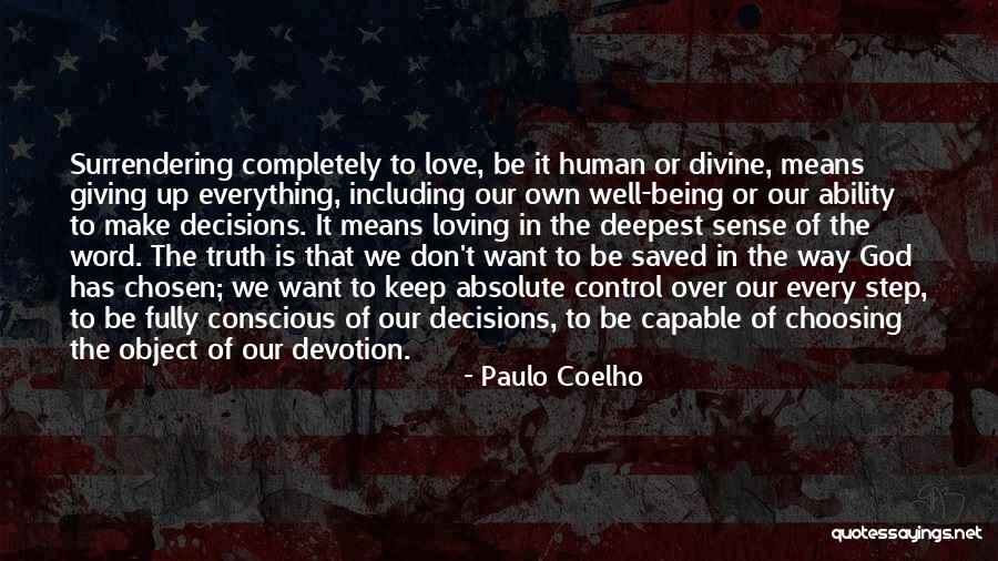 God Being In Control Quotes By Paulo Coelho