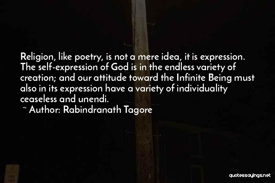 God Being Infinite Quotes By Rabindranath Tagore