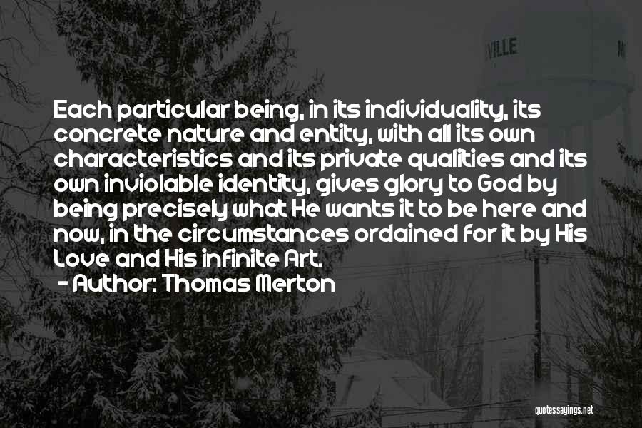 God Being Infinite Quotes By Thomas Merton