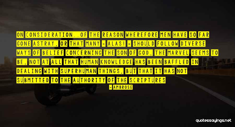 God Belief Quotes By Ambrose God Belief Quotes By Ambrose
